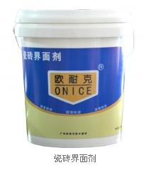 歐耐克界面劑的用途：主要用于大理石、墻面等光滑面粘貼前處理。歐耐克工程師曾做過實驗，可以通過界面劑在玻璃上、瓷磚上貼瓷磚，粘接牢固，沒有掉磚情況。歐耐克界面劑產品包裝圖
